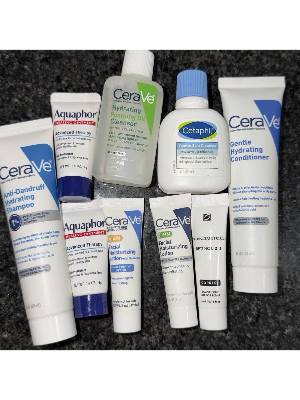 NEW CeraVe Anti Dandruff Shampoo Conditioner Facial Moisturizing Lotion Cleanser
